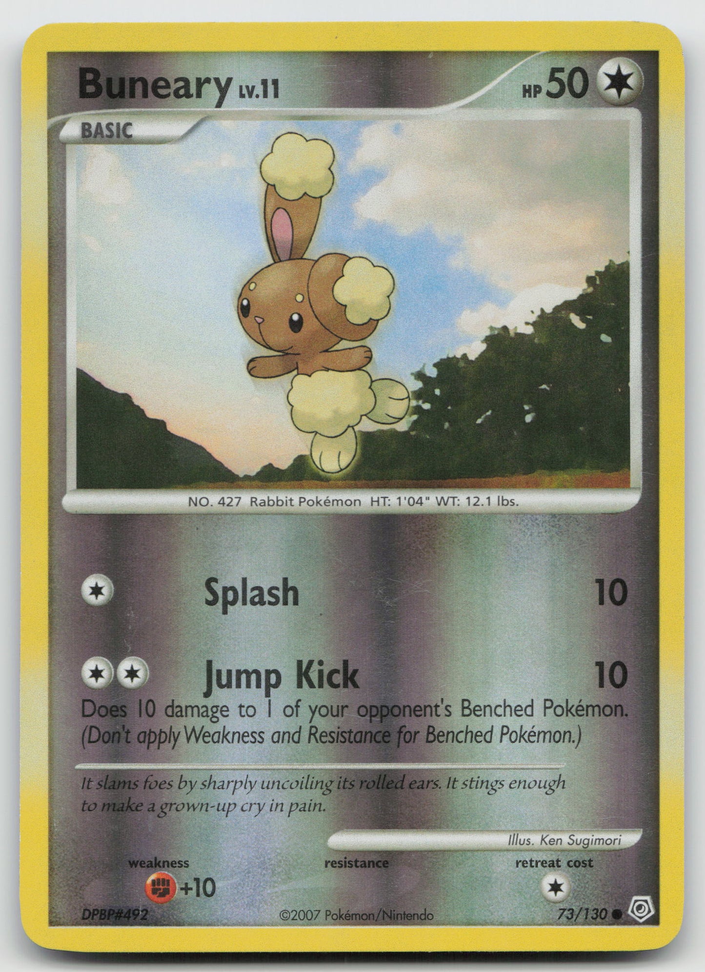 Buneary Common Reverse Holo DP 73/130 LP
