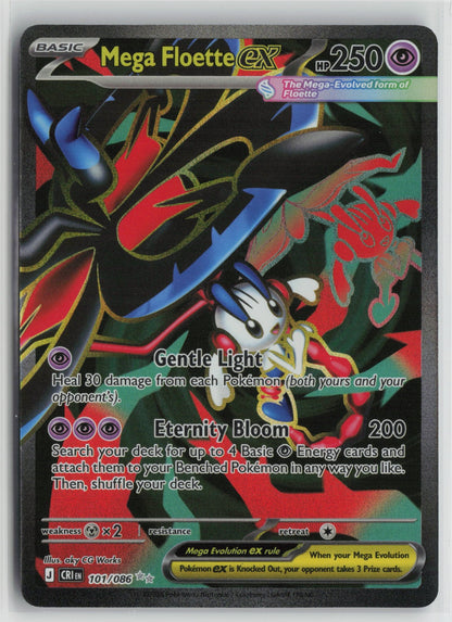 Mega Floette ex - Ultra Rare Holo CRI 101/086 NM