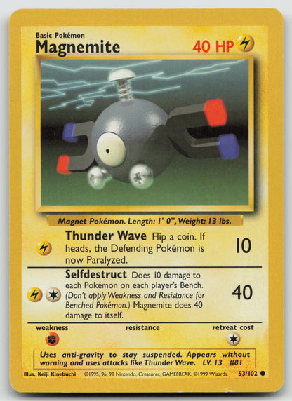 Magnemite Common Normal BS 053/102 MP
