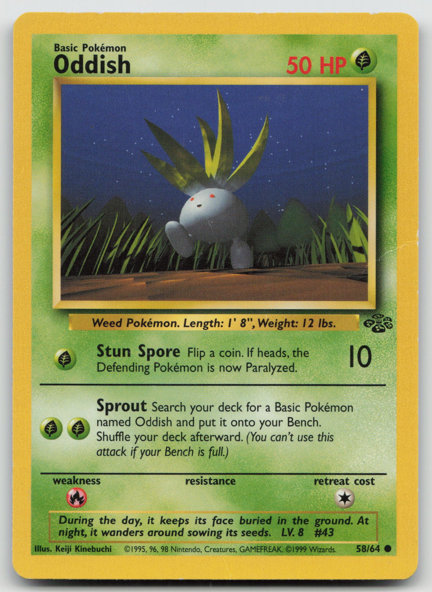 Oddish Common Unlimited JU 58/64 HP