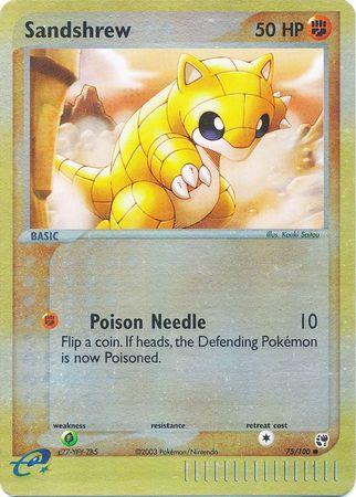 Sandshrew - EX Sandstorm #75/100 Reverse Holo