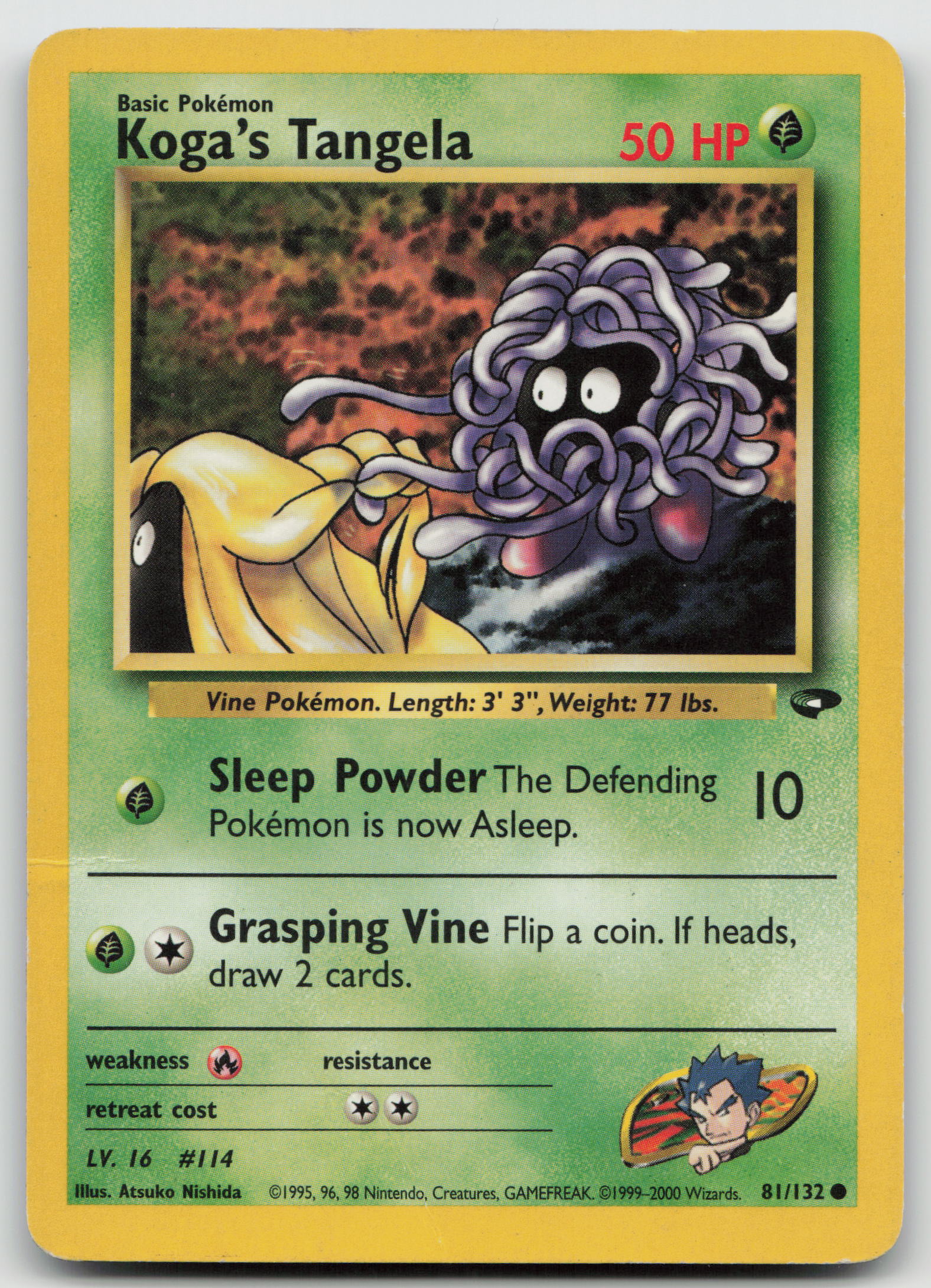 Koga's Tangela Common Unlimited G2 081/132 DMG