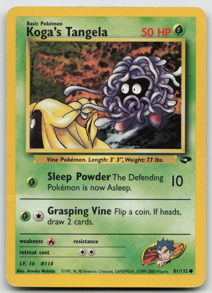 Koga's Tangela Common Unlimited G2 081/132 DMG