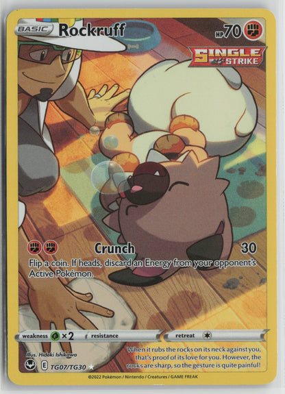 Rockruff Ultra Rare Holo SWSH12: TG TG07/TG30 NM- B