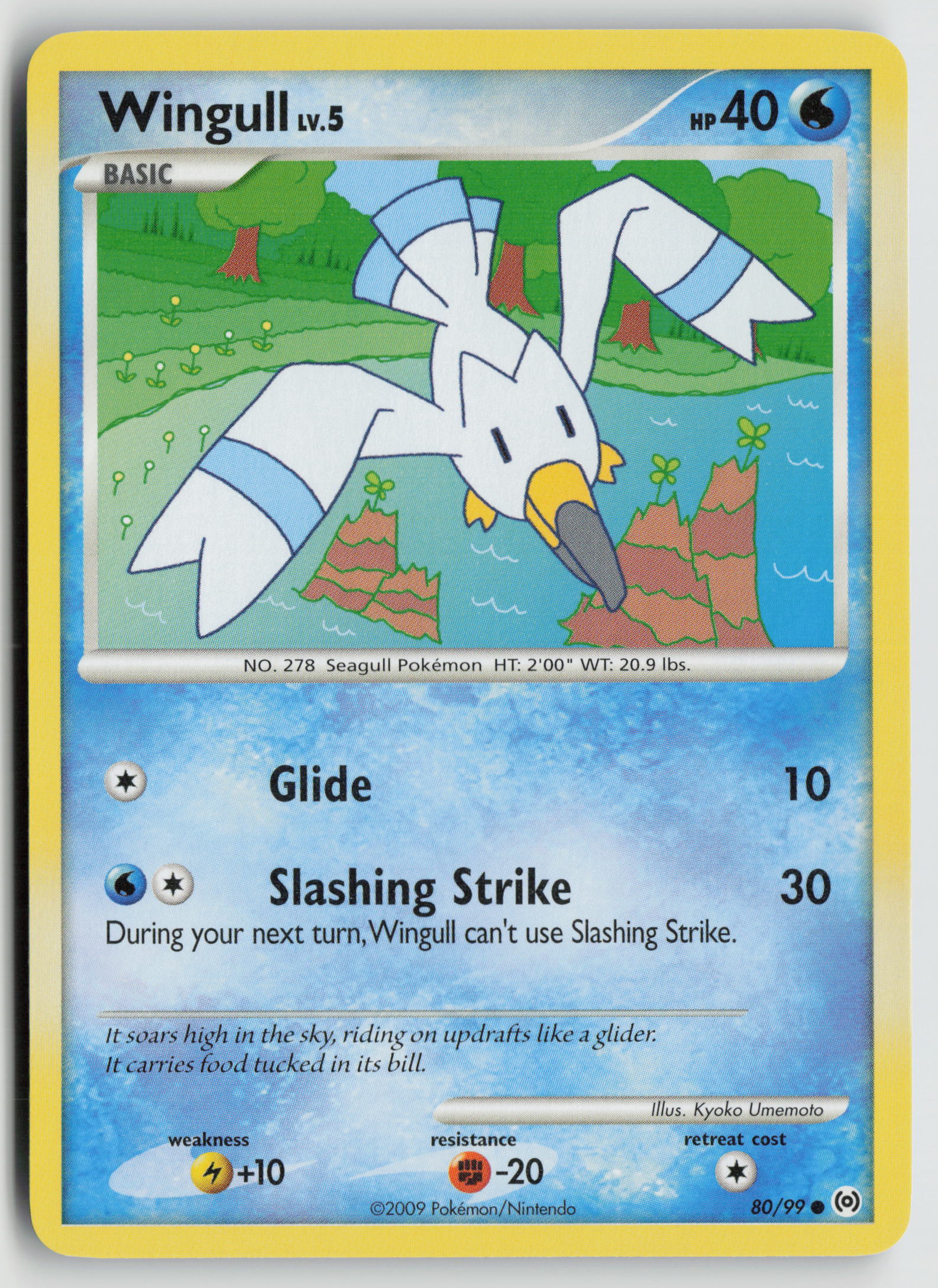 Wingull (80) Common Arceus 80/99 NM