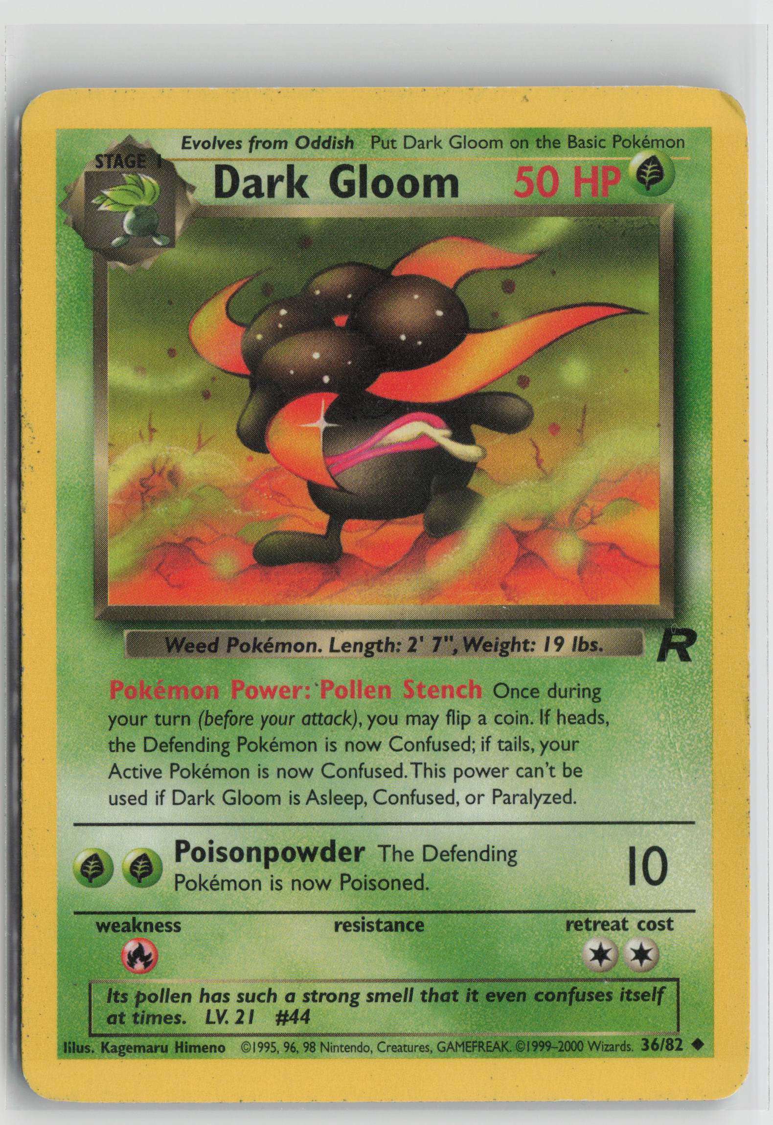 Dark Gloom Uncommon Team Rocket 36/82 MP
