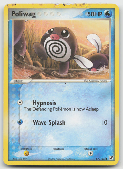 Poliwag Common Unseen Forces 67/115 LP