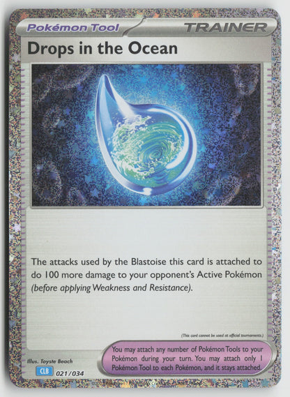 Drops in the Ocean Classic Collection Holo CL 021/034 NM
