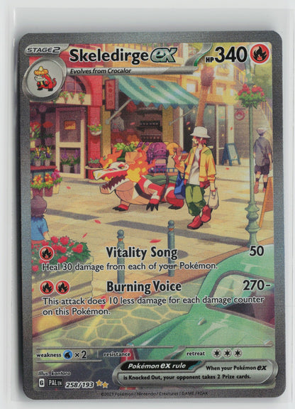 Skeledirge ex - Special Illustration Rare Holo PAL 258/193 NM