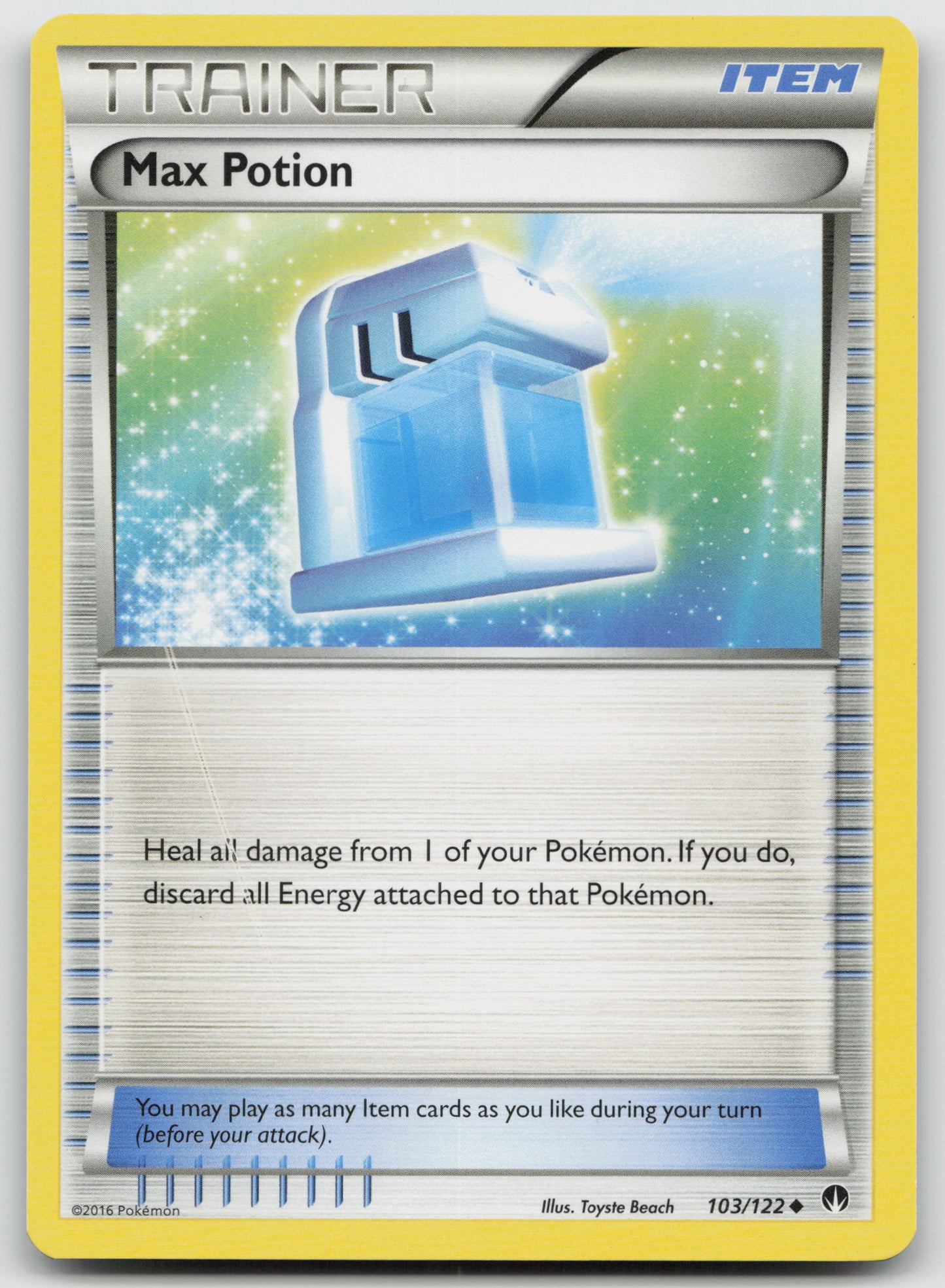 Max Potion Uncommon Normal BKP 103/122 NM