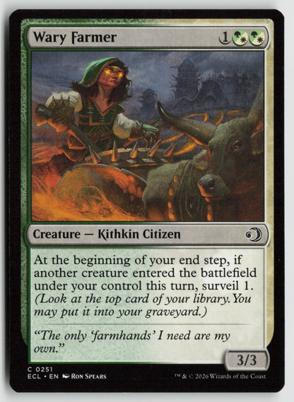 Wary Farmer C ECL 251 NM