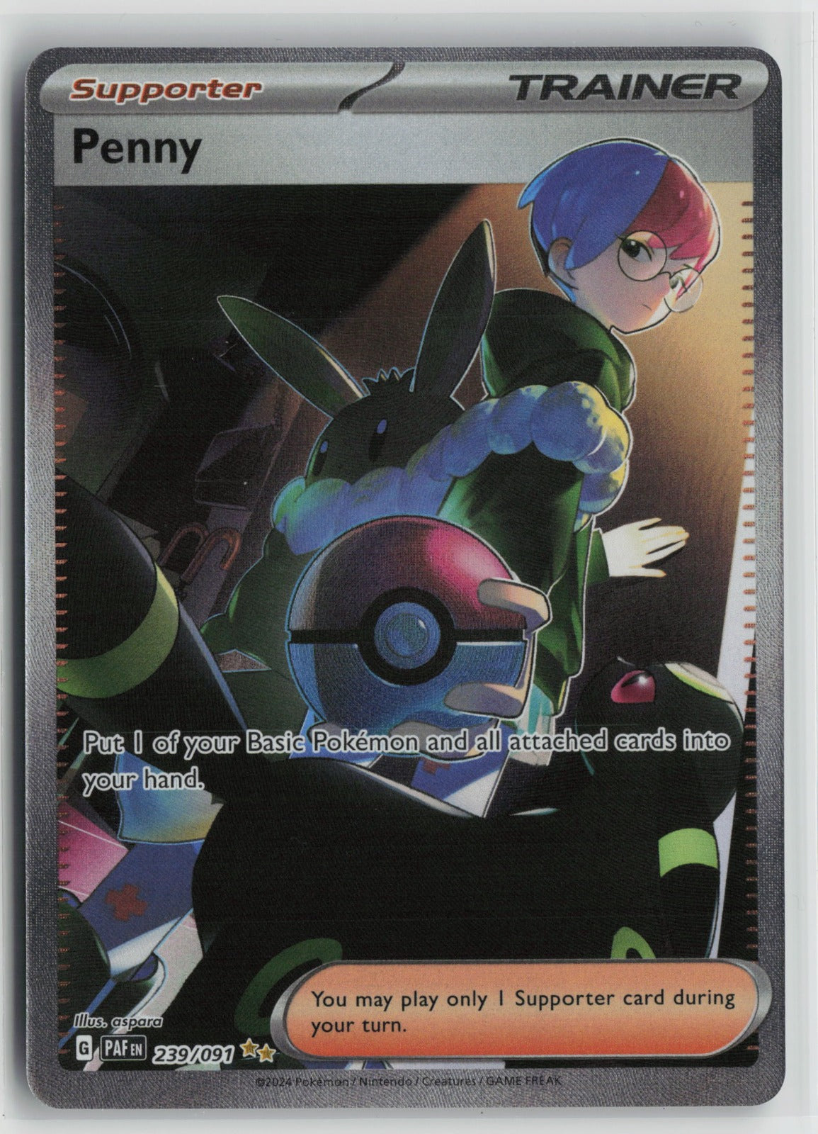 Penny Special Illustration Rare Holo PAF 239/091 NM