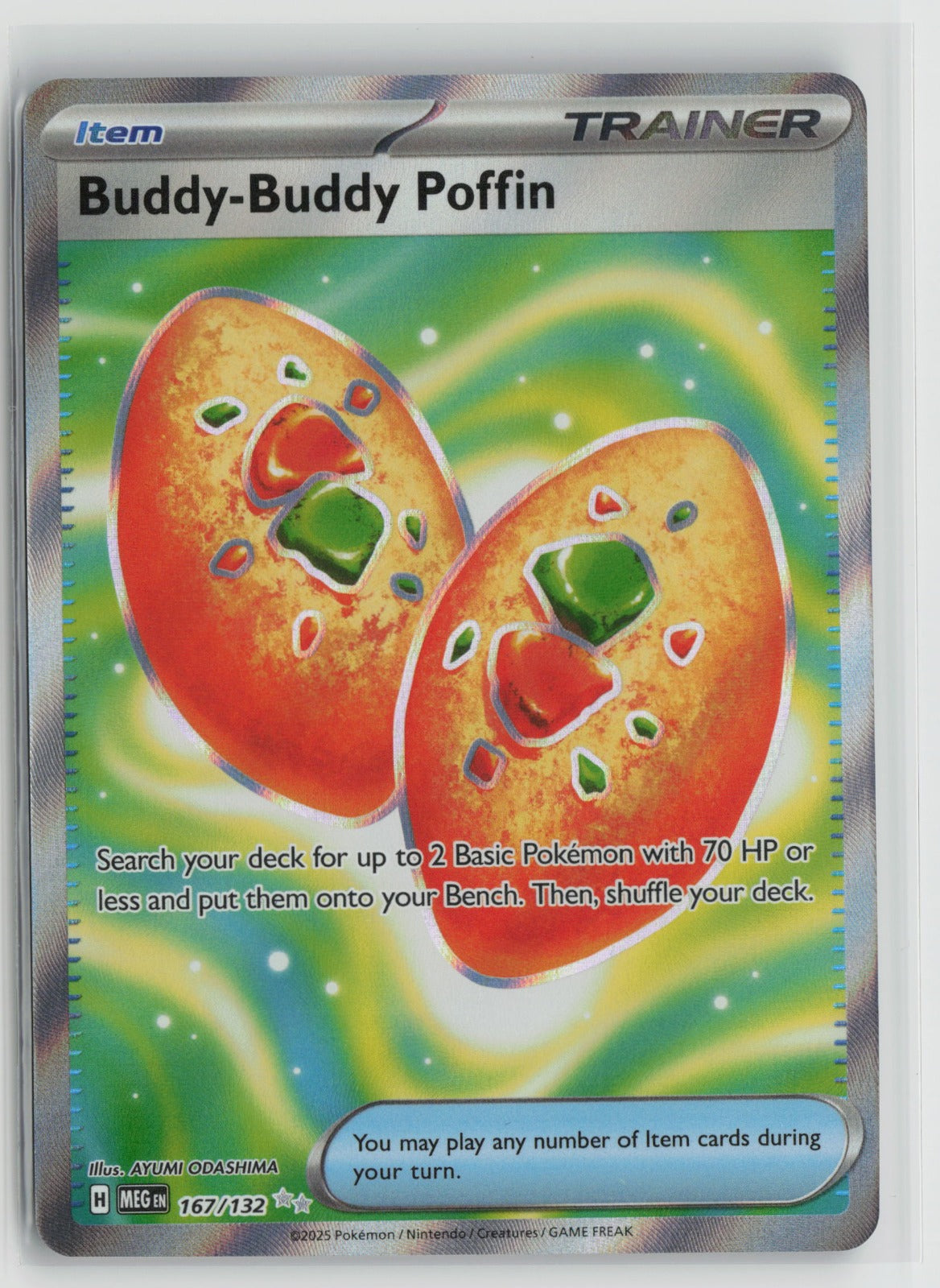 Buddy-Buddy Poffin Ultra Rare Holo MEG 167/132 NM