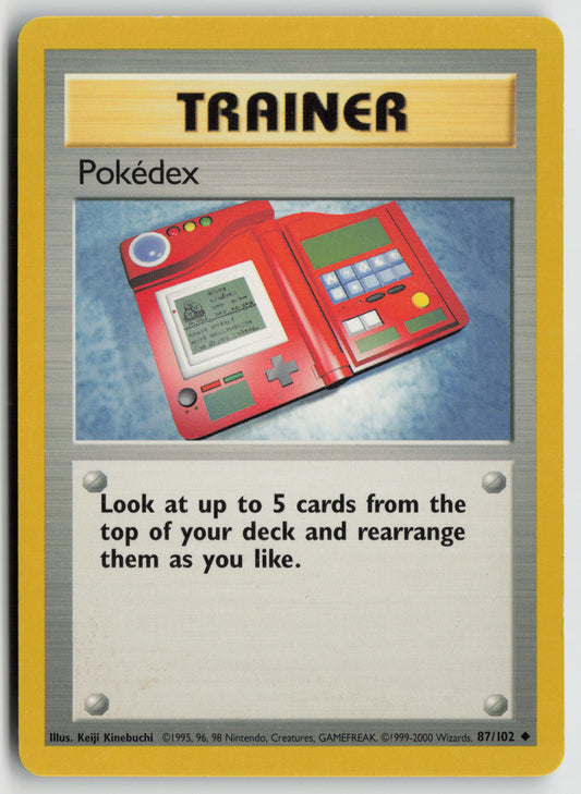 Pokedex Uncommon Base Set 087/102 MP