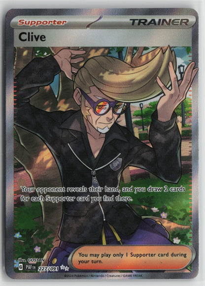 Clive - Ultra Rare Holo PAF 227/091 NM