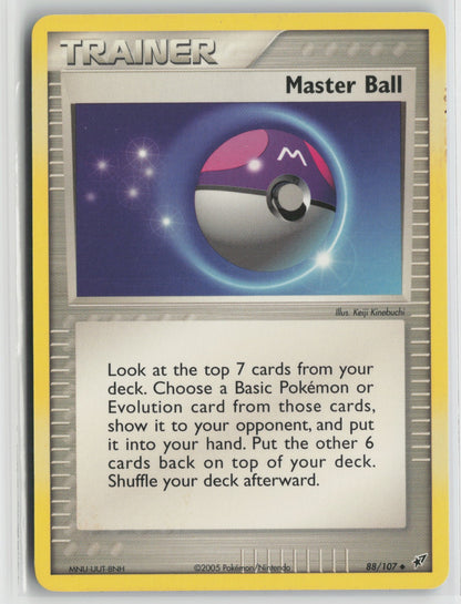 Master Ball Uncommon DX 88/107 LP