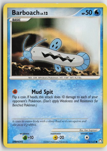 Barboach Common Mysterious Treasures 72/123 NM