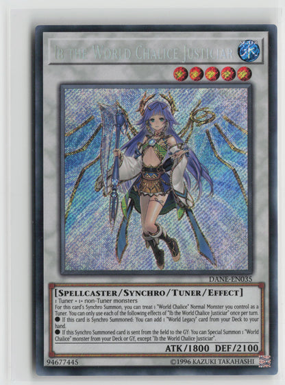 Ib the World Chalice Justiciar Secret Rare Unlimited DANE DANE-EN035 NM