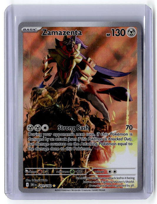 Zamazenta - Illustration Rare SV10: Destined Rivals 201/182 NM