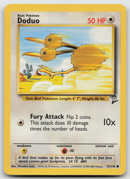 Doduo Common Base Set 2 072/130 LP