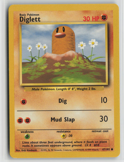 Diglett Common BS 047/102 LP