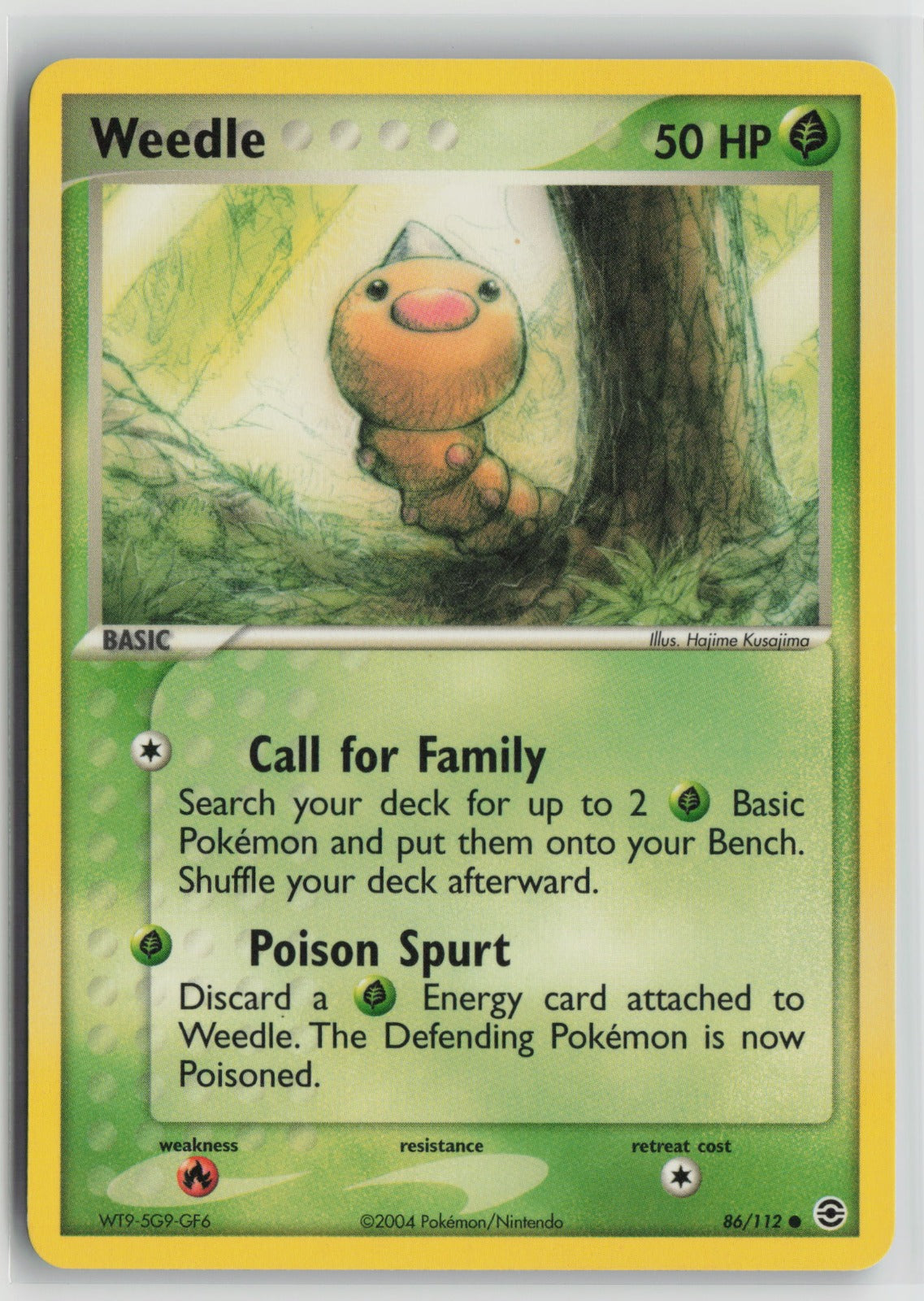 Weedle Common RG 86/112 LP
