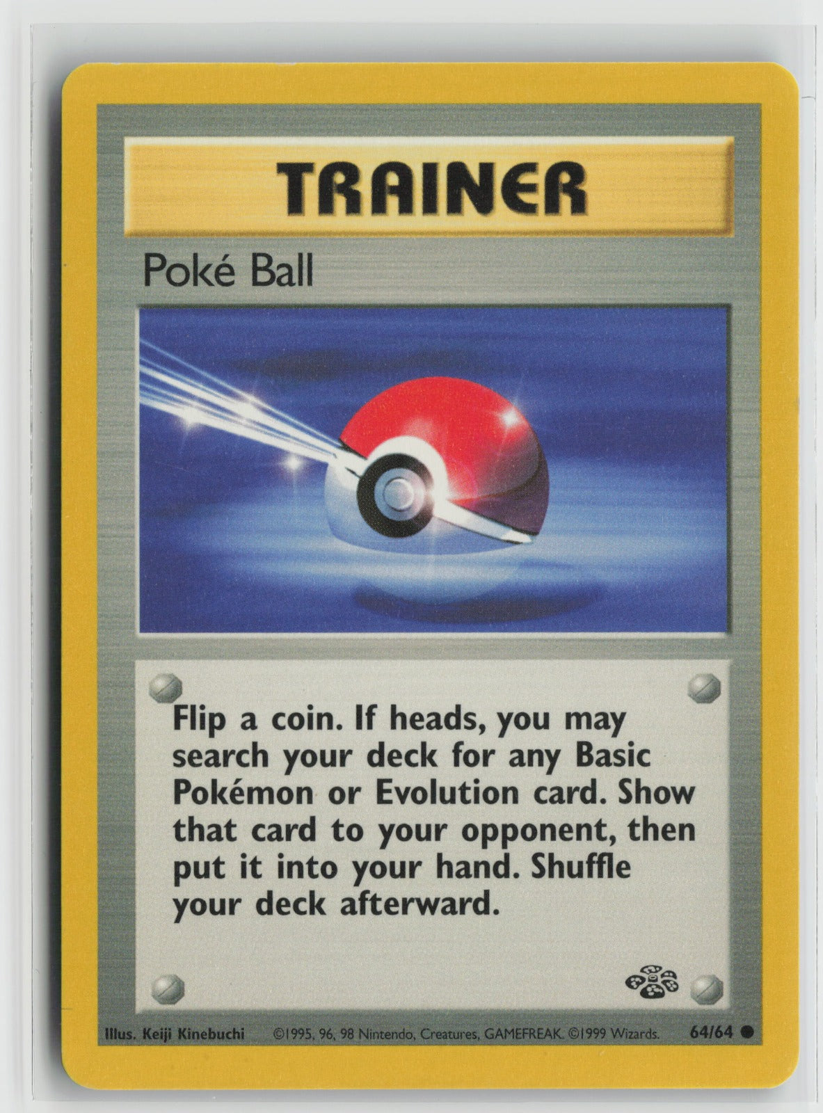 Poke Ball Common Unlimited JU 64/64 LP