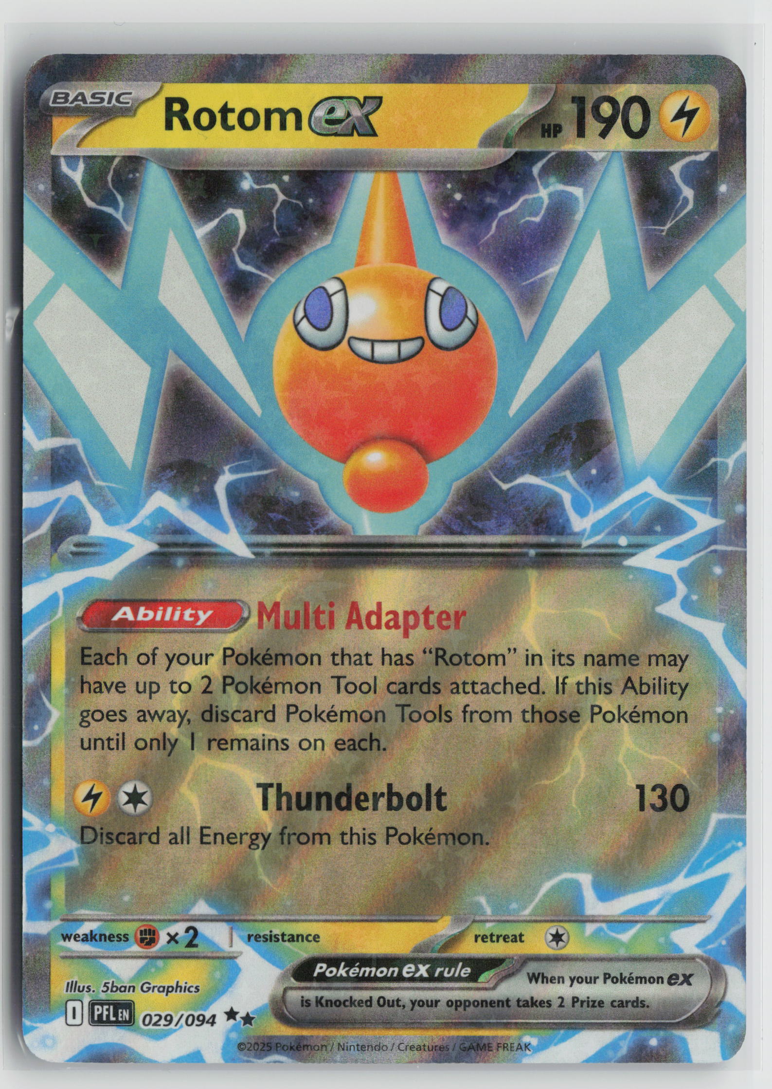 Rotom ex - Double Rare ME02: Phantasmal Flames 029/094 NM-B