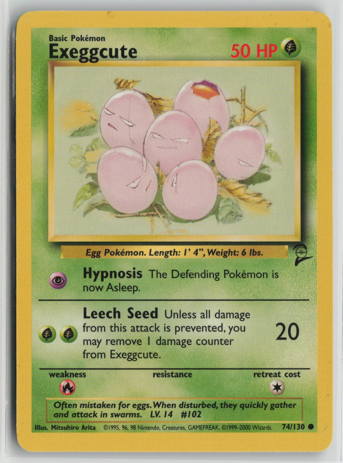 Exeggcute Common BS2 074/130 LP