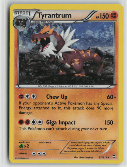 Tyrantrum - 62/111 (Cosmos Holo) Promo Holo MCAP 062/111 MP