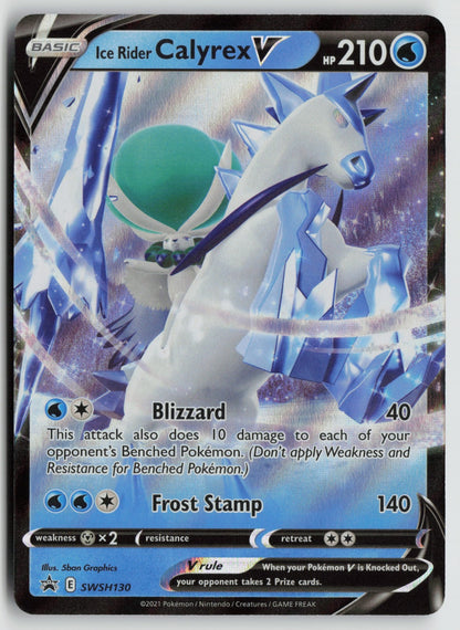 Ice Rider Calyrex V Promo Holo SWSD SWSH130 NM