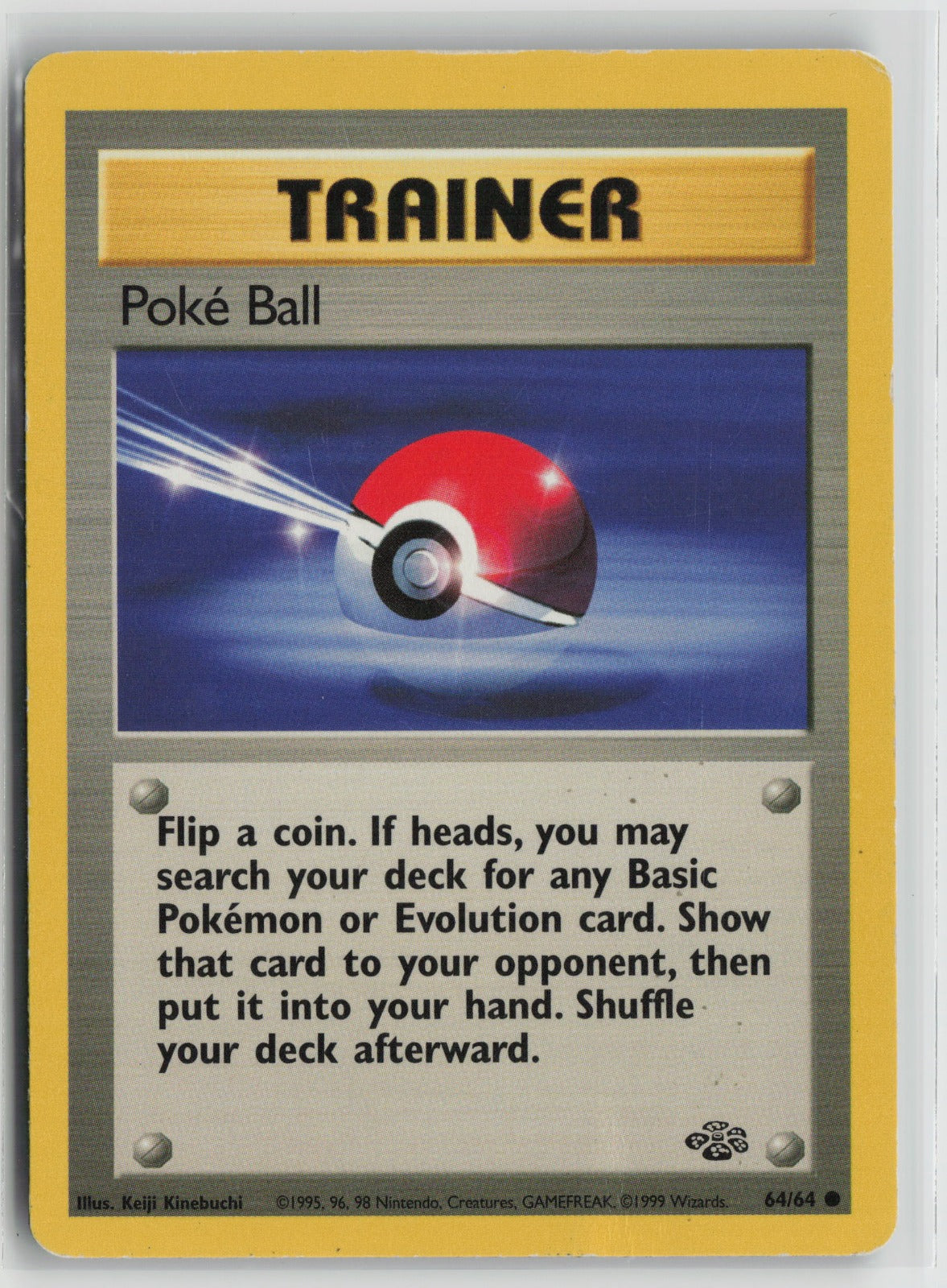 Poke Ball Common Unlimited JU 64/64 HP