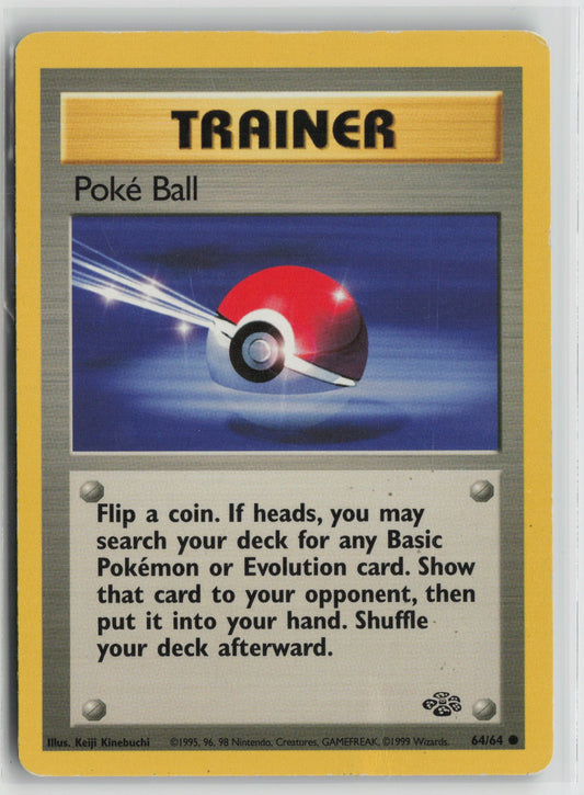 Poke Ball Common Unlimited JU 64/64 HP