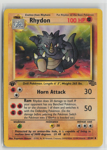 Rhydon Uncommon 1st Edition JU 45/64 HP