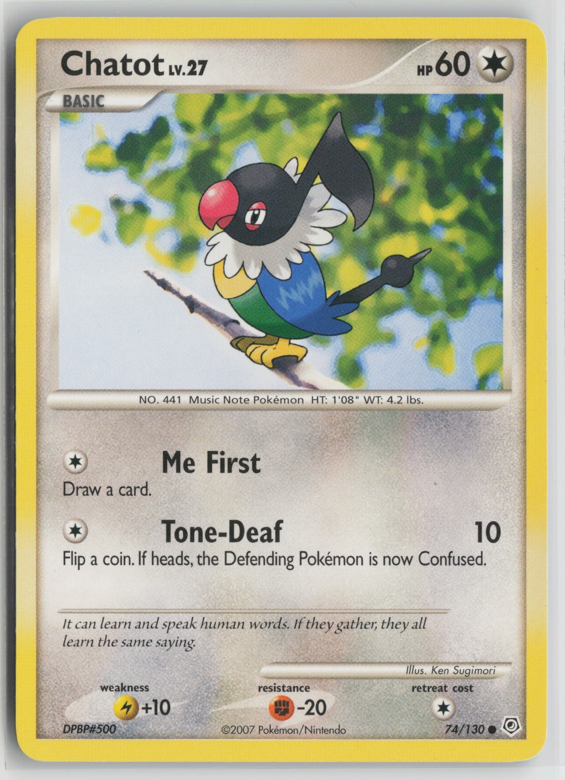 Chatot Common DP 74/130 LP