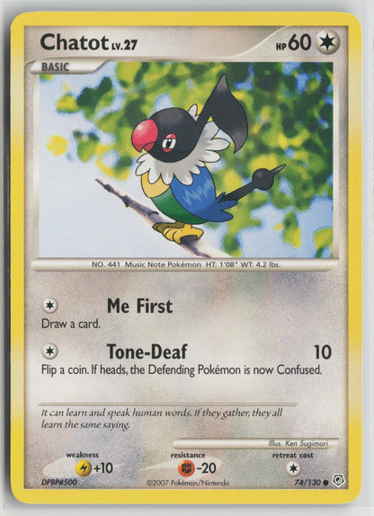 Chatot Common DP 74/130 LP