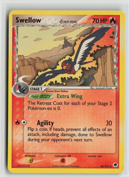 Swellow (Delta Species) Uncommon DF 40/101 NM