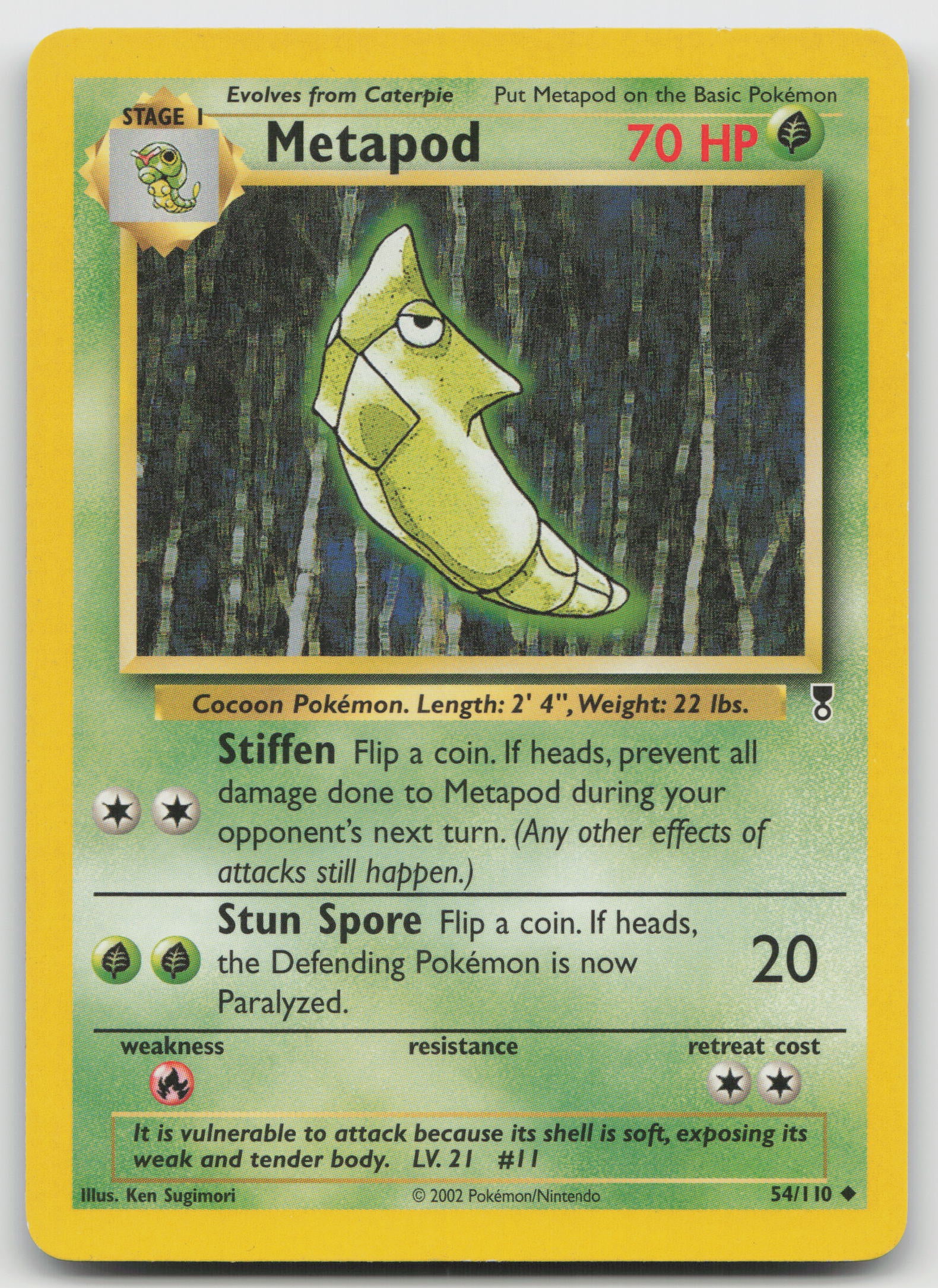 Metapod Common Normal BS 054/102 LP