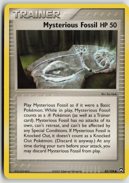 Mysterious Fossil Common Power Keepers 85/108 NM