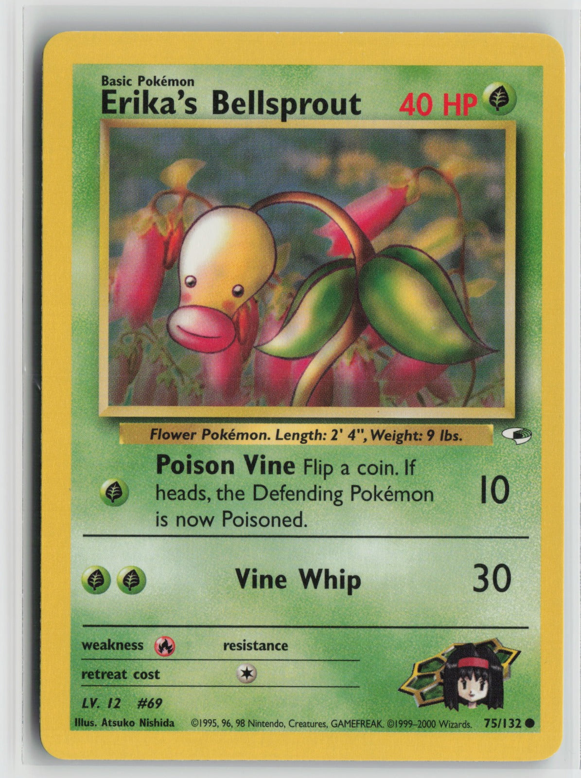 Erika's Bellsprout (75) Common Unlimited G1 075/132 LP