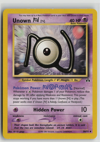 Unown [N] Uncommon Unlimited N2 50/75 LP