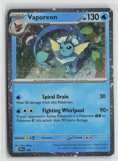 Vaporeon (Cosmos Holo) Promo Holo SVP 168 NM