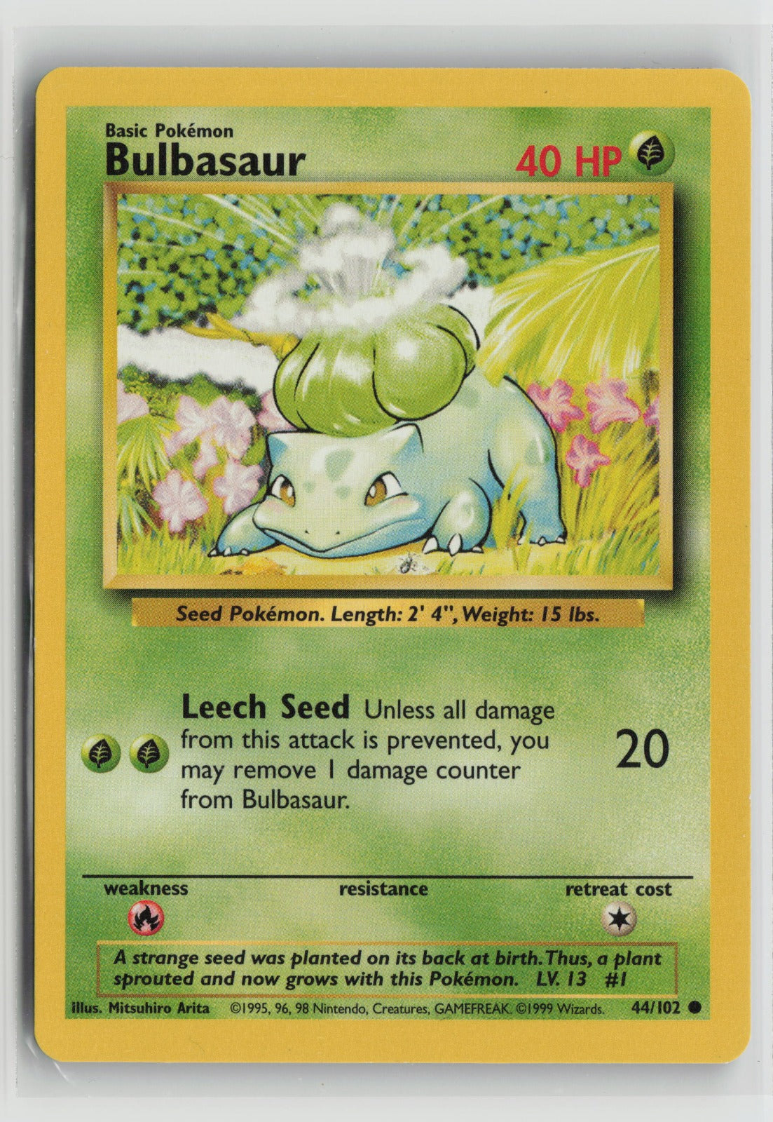 Bulbasaur Common BS 044/102 LP