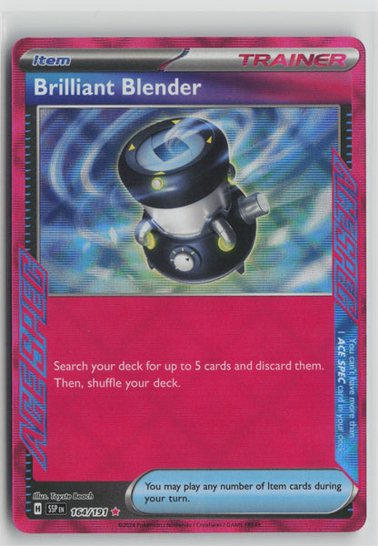 Brilliant Blender ACE SPEC Rare Holo SSP 164/191 NM