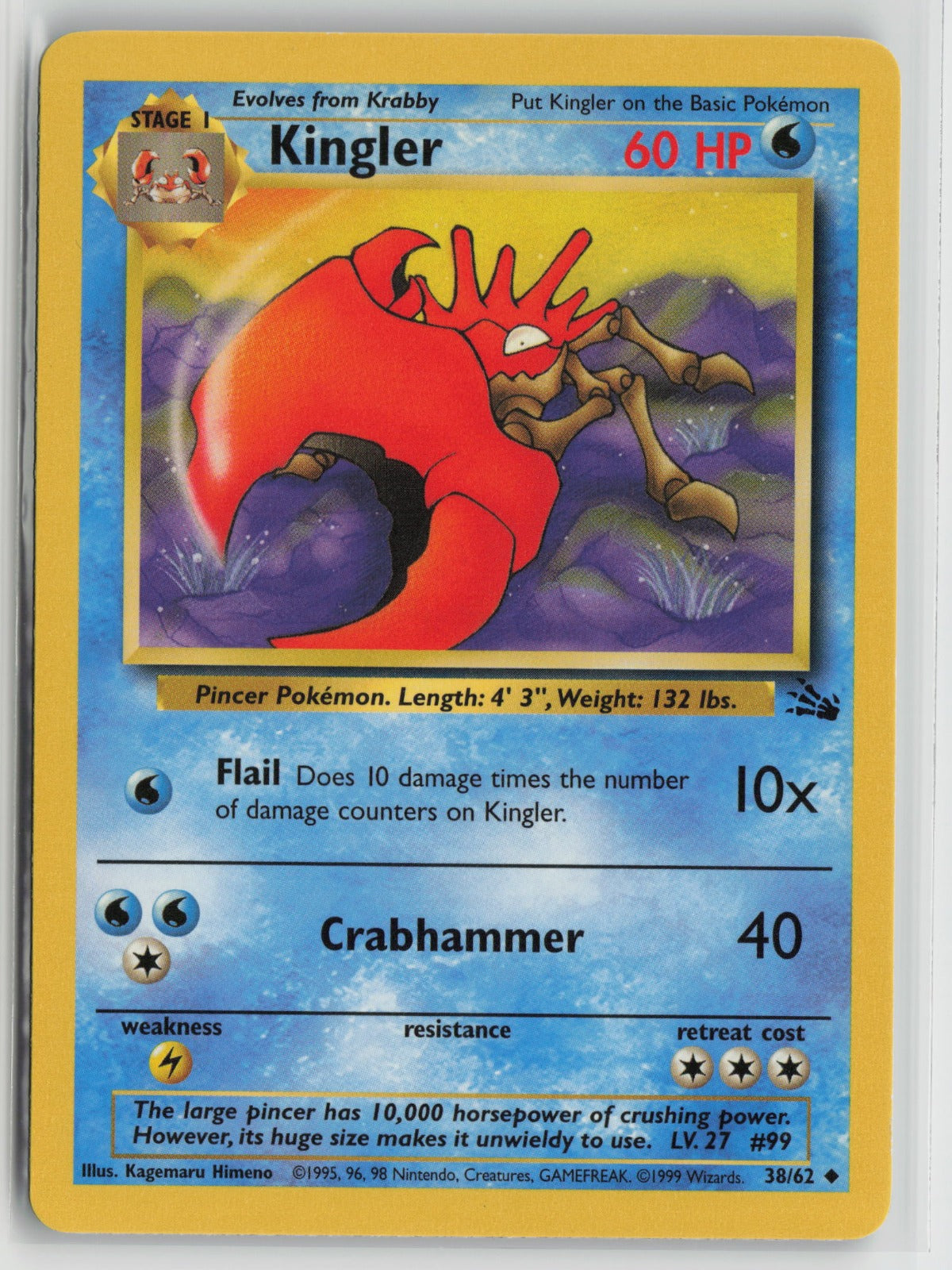 Kingler Uncommon Unlimited FO 38/62 MP