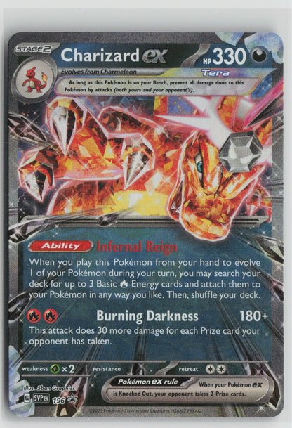 Charizard ex - Promo Holo SVP 196 NM