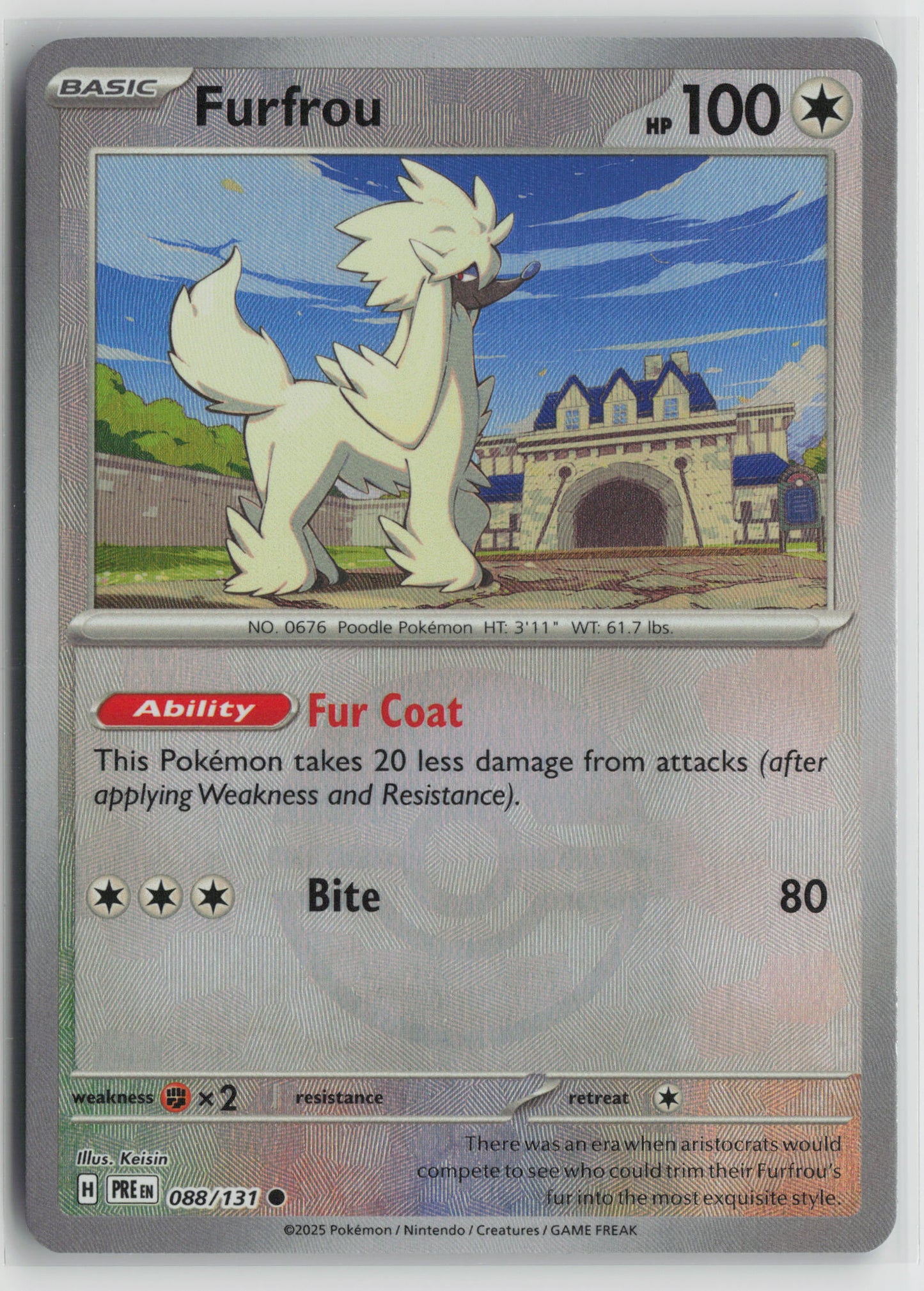 Furfrou (Poke Ball Pattern) Common SV: Prismatic Evolutions 088/131 NM