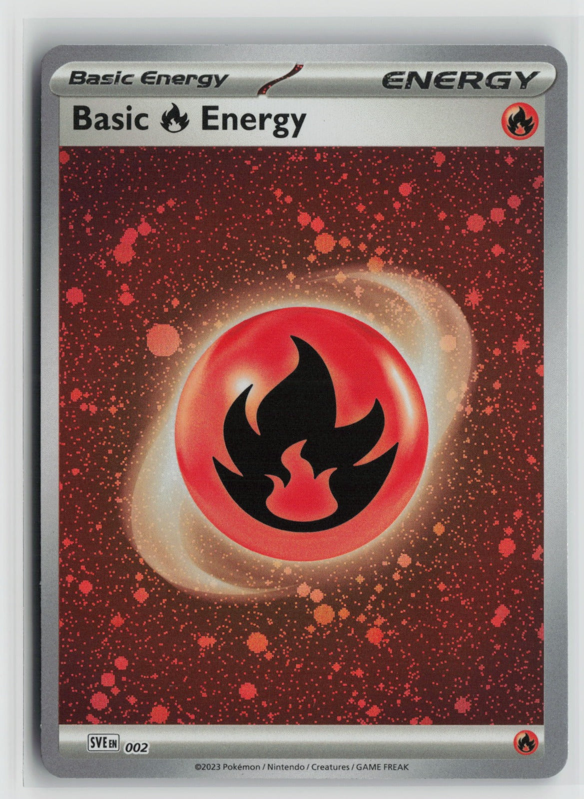Basic Fire Energy (Cosmos Holo) Common Holo SVE 002 NM