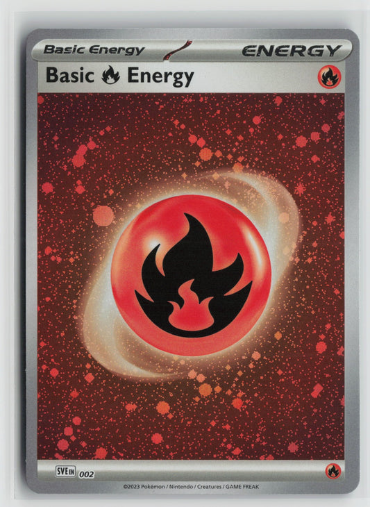 Basic Fire Energy (Cosmos Holo) Common Holo SVE 002 NM