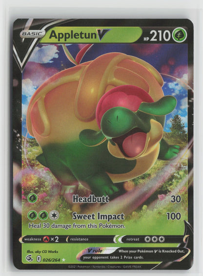 Appletun V Ultra Rare Holo SWSH08 026/264 NM